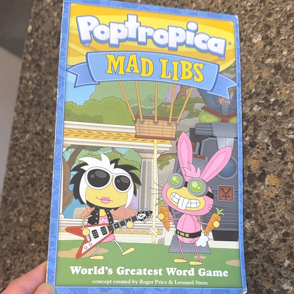 2012 Poptropica Mad Libs Book - never used